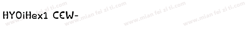 HYOiHex1 CEW字体转换